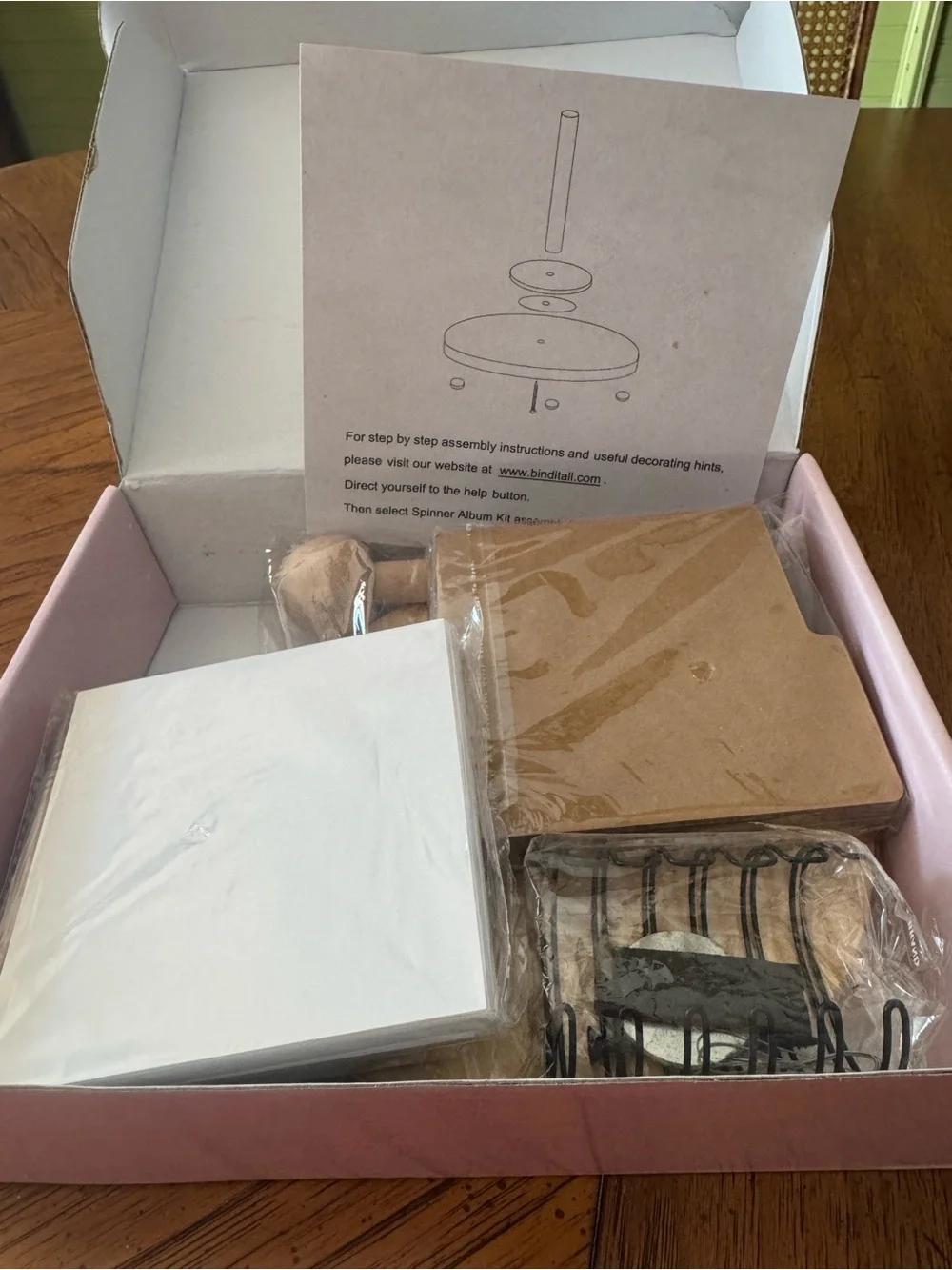 Spinner Album Kit - Pink